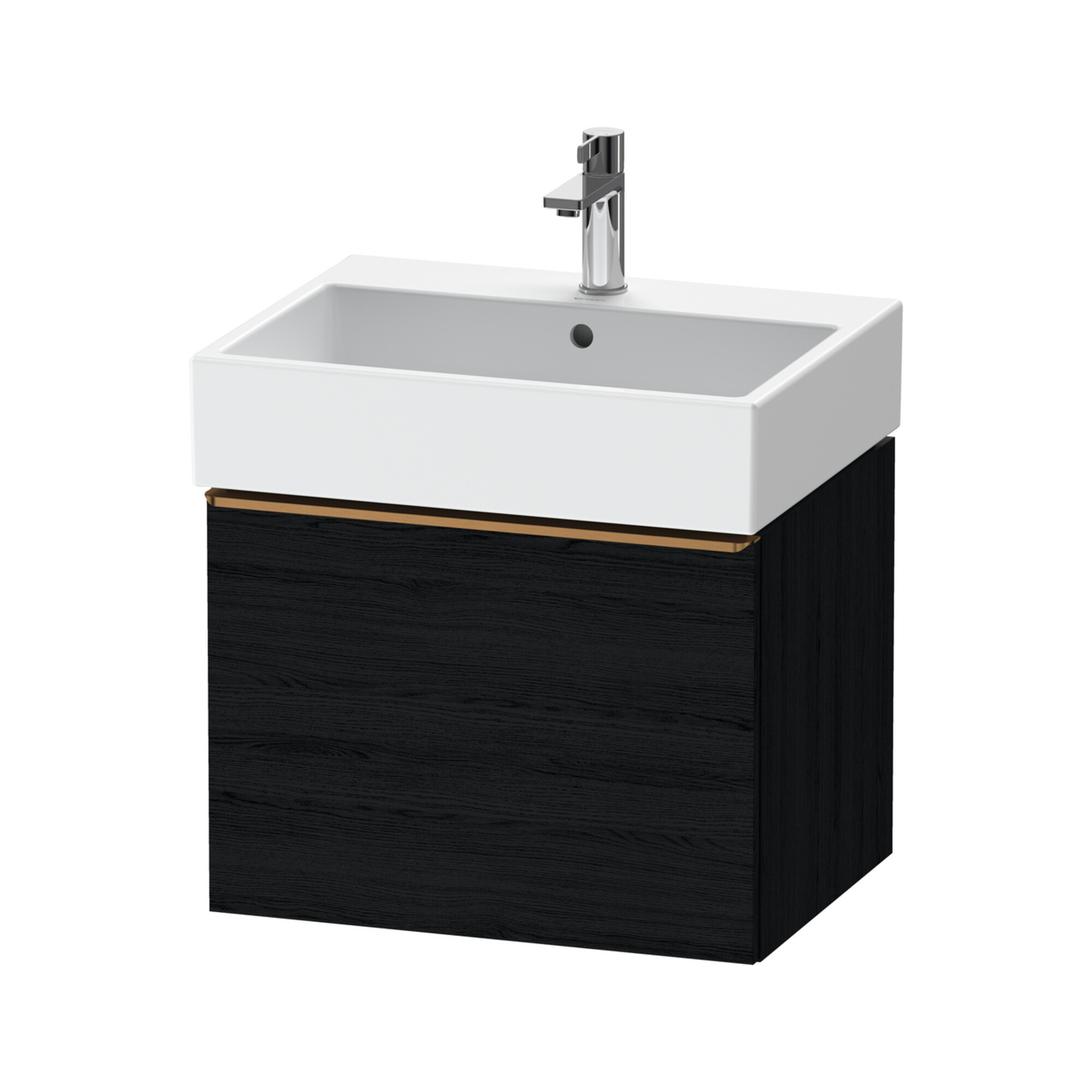 Duravit Waschtischunterschrank D-Neo 58,4x44,2cm, b geb/Ei sw, 1 Ausz., wandhängend