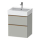 Duravit Waschtischunterschrank D-Neo 58,4x44,2cm, b geb/gr m, 1 Kast, 1 Ausz.-1