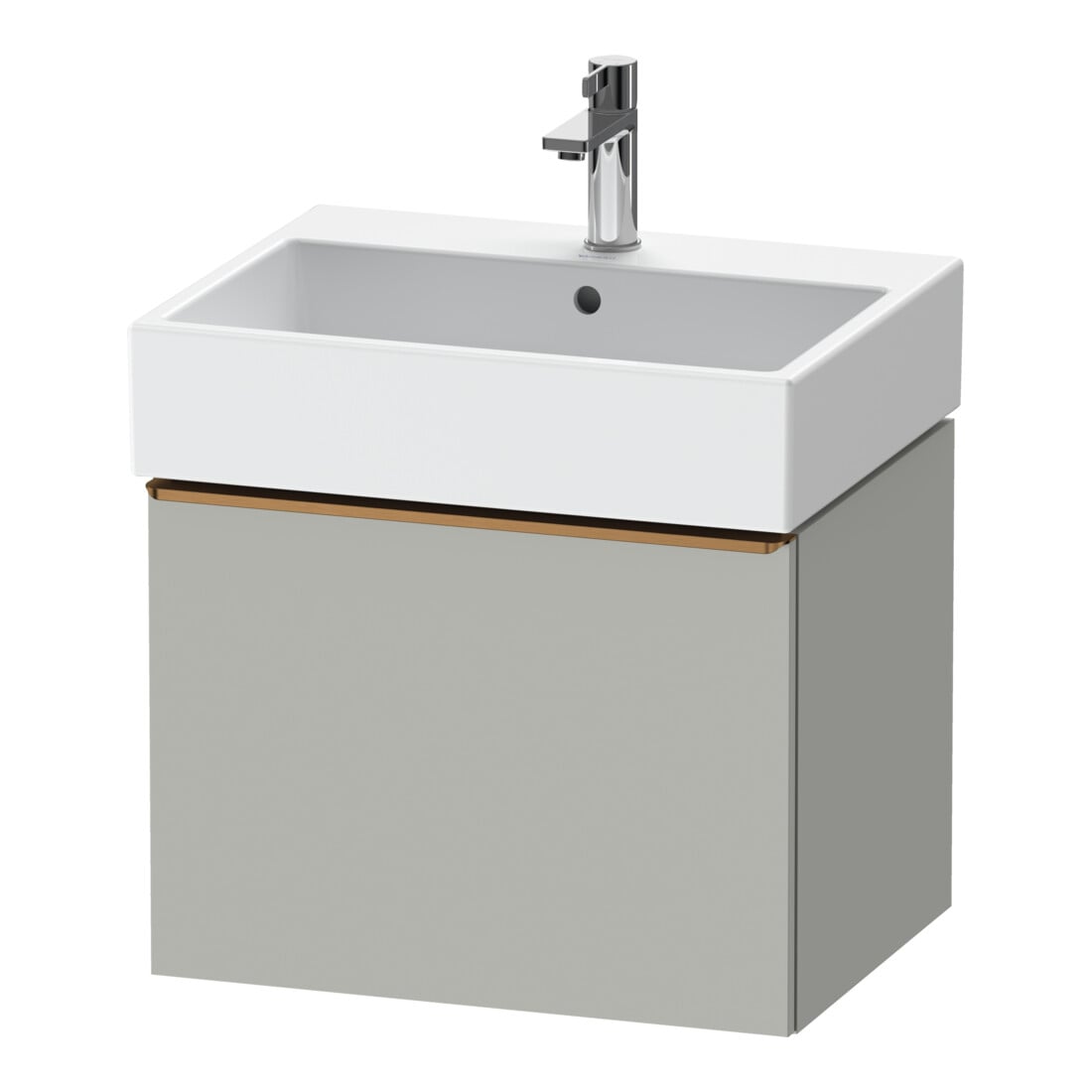 Duravit Waschtischunterschrank D-Neo 58,4x44,2cm, b geb/gr ma, 1 Ausz., wandhängend