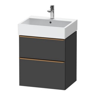 Duravit Waschtischunterschrank D-Neo 58,4x44,2cm, b geb/Gra m, 1 Kast, 1 A
