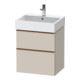 Duravit Waschtischunterschrank D-Neo 58,4x44,2cm, b geb/Ta m, 1 Kast, 1 Ausz.-1