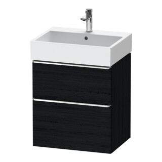 Duravit Waschtischunterschrank D-Neo 58,4x44,2cm, ch/Ei s, 1 Schubk., 1 Ausz.