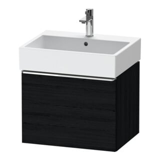 Duravit Waschtischunterschrank D-Neo 58,4x44,2cm, ch/Ei sw, 1 Ausz., wandhängend