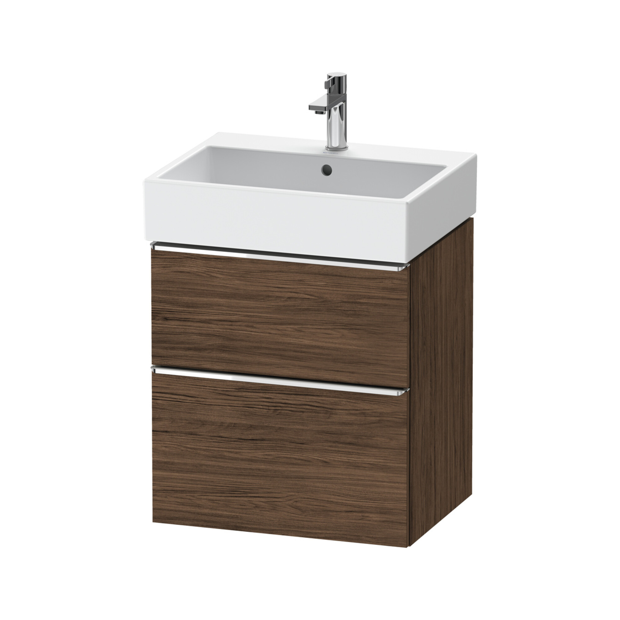 Duravit Waschtischunterschrank D-Neo 58,4x44,2cm, ch/nb d, 1 Schubk., 1 Ausz.