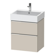 Duravit Waschtischunterschrank D-Neo 58,4x44,2cm, chr/Taup m, 1 Kast, 1 Ausz.-1