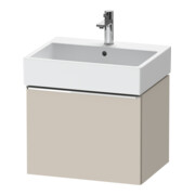 Duravit Waschtischunterschrank D-Neo 58,4x44,2cm, chr/Taup ma, 1 Ausz., wandhängend