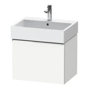 Duravit Waschtischunterschrank D-Neo 58,4x44,2cm, chr/we ma, 1 Ausz., wandhängend