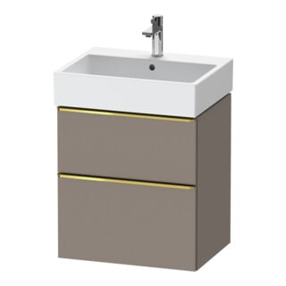 Duravit Waschtischunterschrank D-Neo 58,4x44,2cm, g pol/Bas m, 1 Kast, 1 A