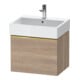 Duravit Waschtischunterschrank D-Neo 58,4x44,2cm, g pol/Ei ma, 1 Ausz., wandhängend