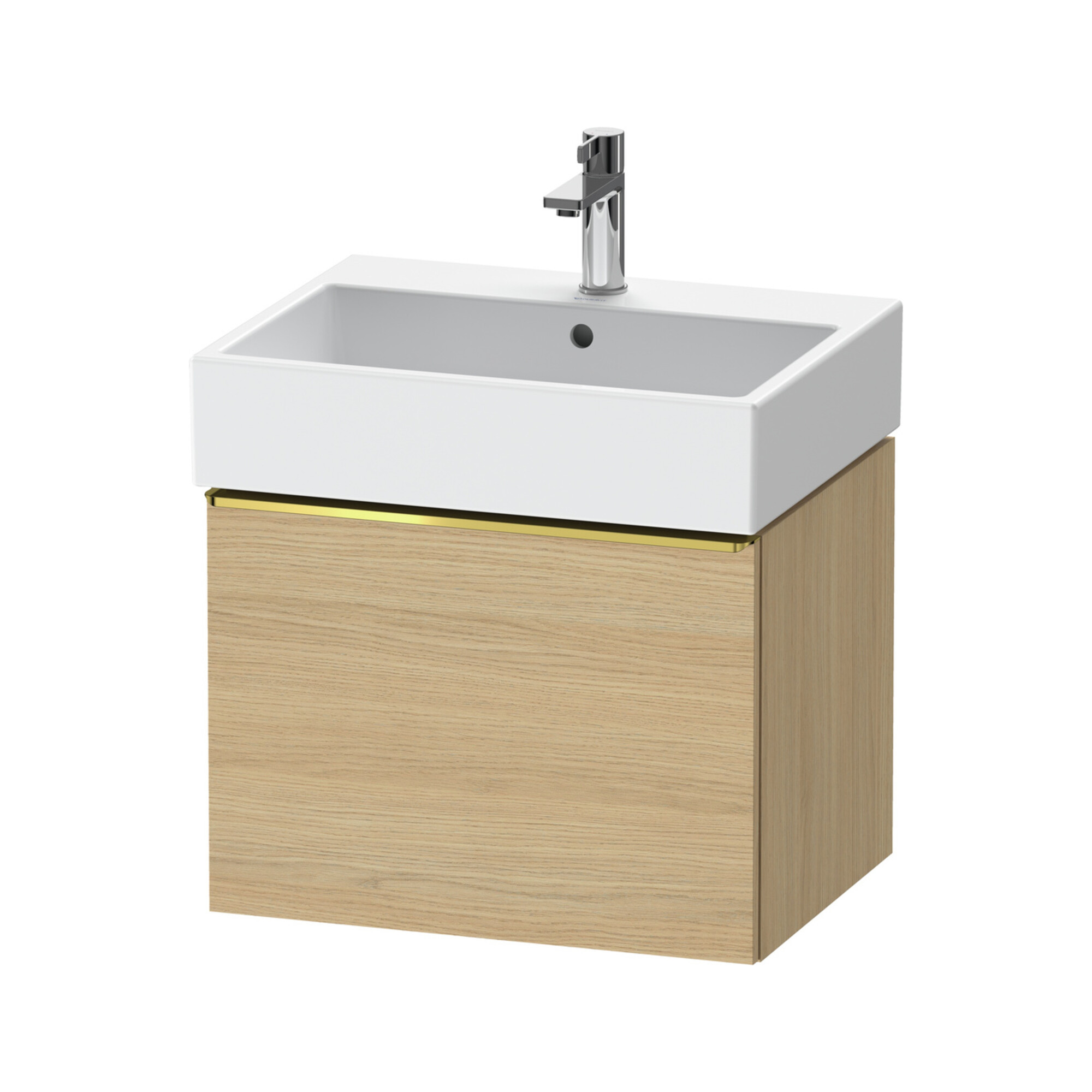 Duravit Waschtischunterschrank D-Neo 58,4x44,2cm, g pol/Ei N, 1 Ausz., wandhängend