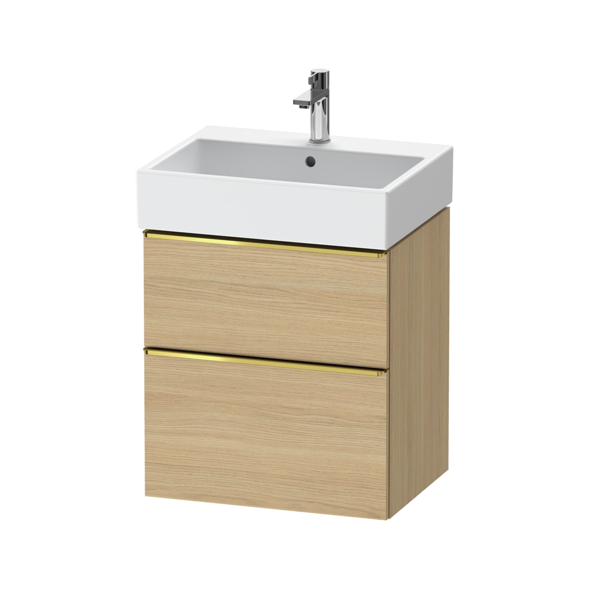 Duravit Waschtischunterschrank D-Neo 58,4x44,2cm, g pol/Ei N, 1 Kast, 1 Ausz.