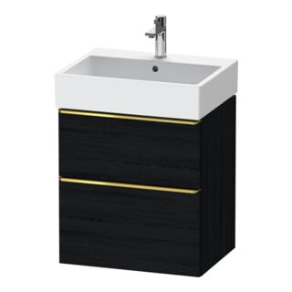 Duravit Waschtischunterschrank D-Neo 58,4x44,2cm, g pol/Ei s, 1 Kast, 1 Ausz.