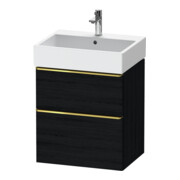 Duravit Waschtischunterschrank D-Neo 58,4x44,2cm, g pol/Ei s, 1 Kast, 1 Ausz.