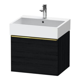Duravit Waschtischunterschrank D-Neo 58,4x44,2cm, g pol/Ei sw, 1 Ausz., wandhängend