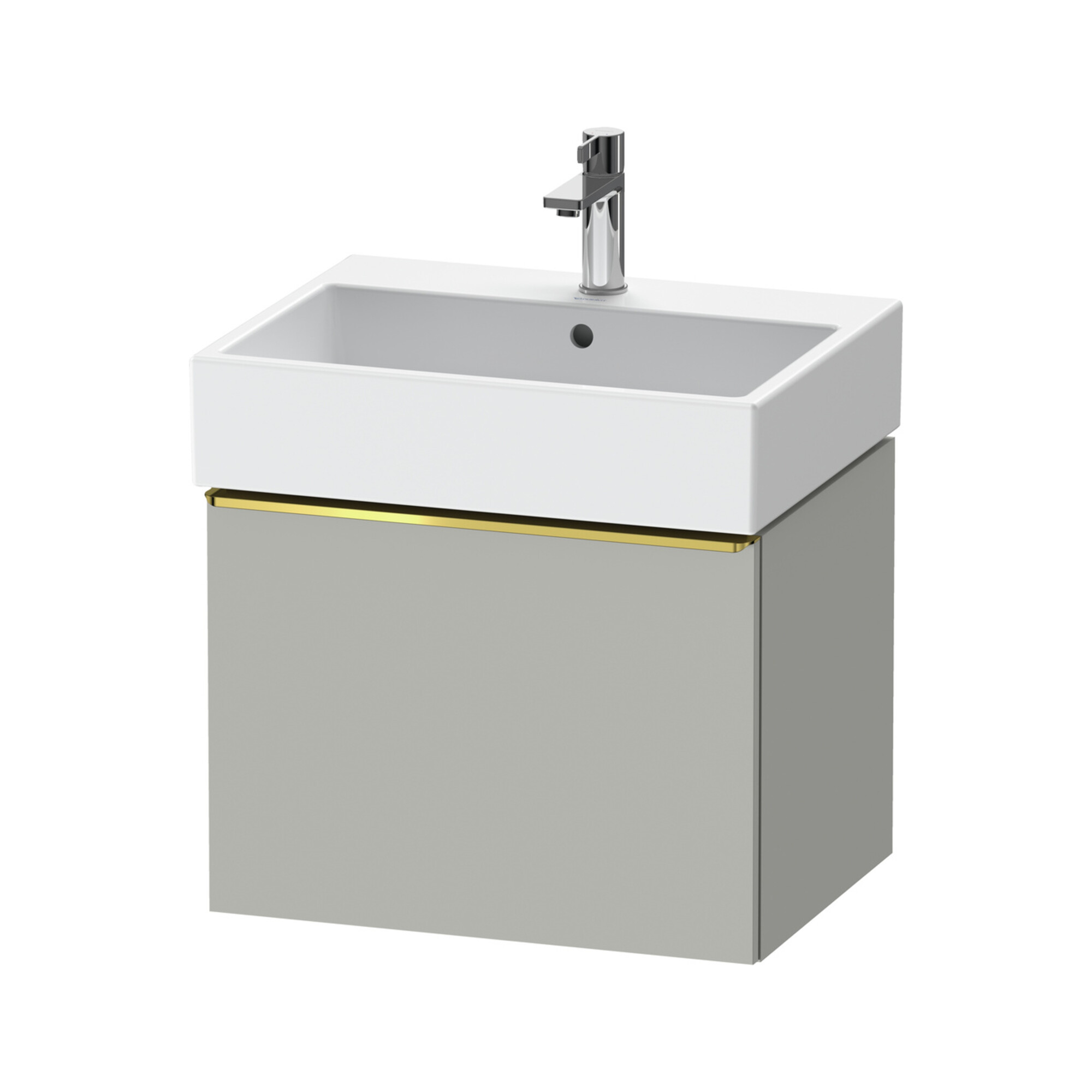 Duravit Waschtischunterschrank D-Neo 58,4x44,2cm, g pol/gr ma, 1 Ausz., wandhängend