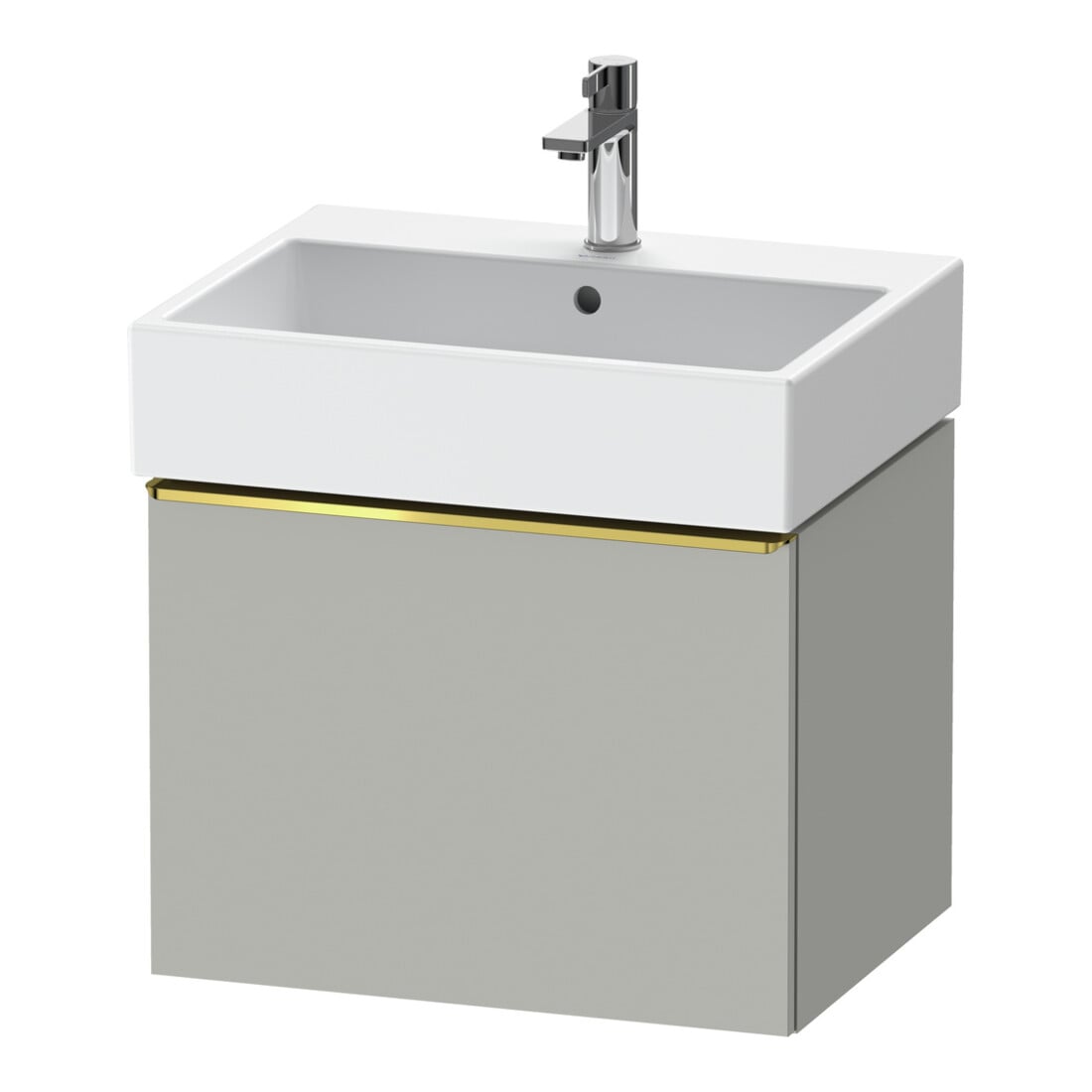 Duravit Waschtischunterschrank D-Neo 58,4x44,2cm, g pol/gr ma, 1 Ausz., wandhängend