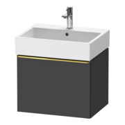 Duravit Waschtischunterschrank D-Neo 58,4x44,2cm, g pol/gra m, 1 Ausz., wandhängend