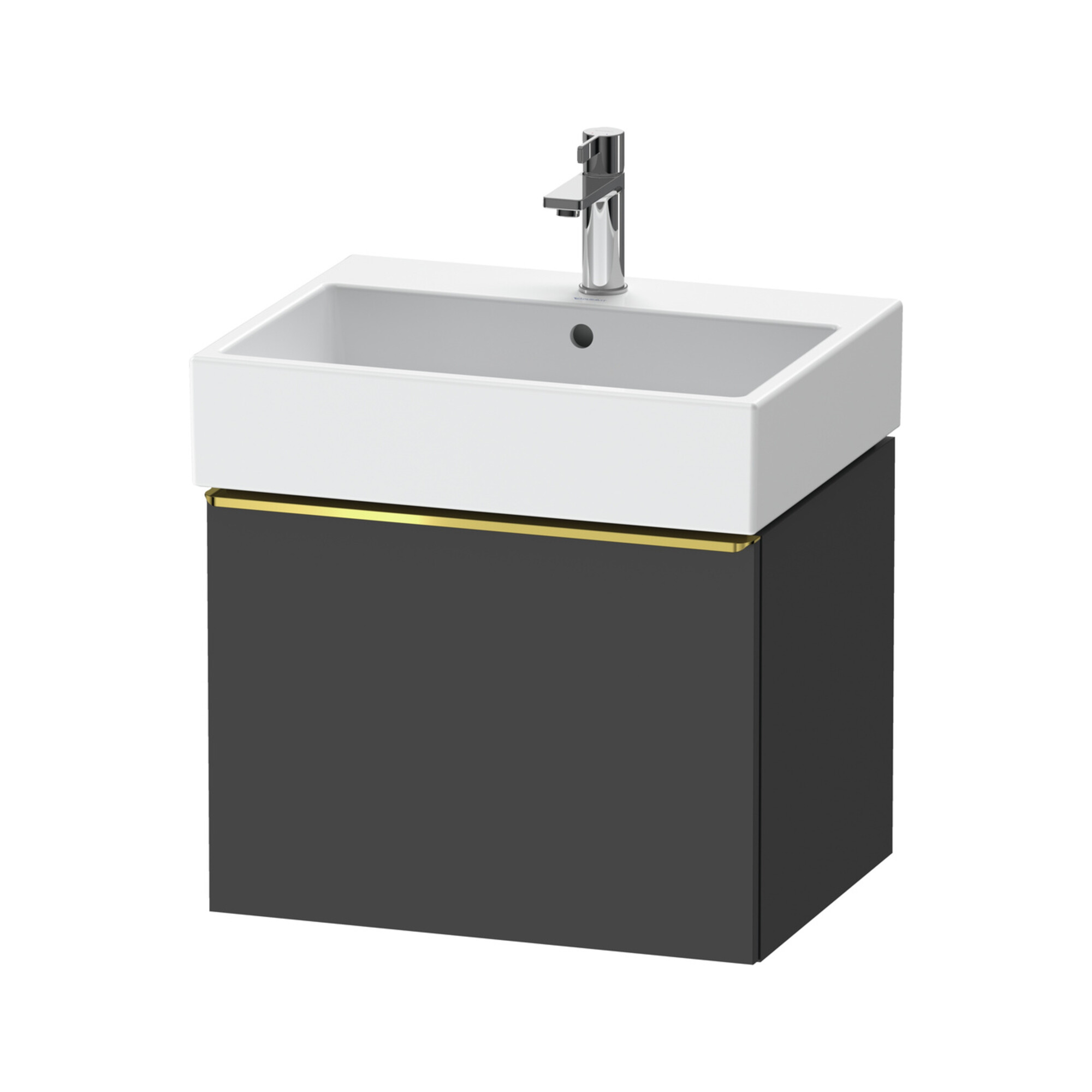 Duravit Waschtischunterschrank D-Neo 58,4x44,2cm, g pol/gra m, 1 Ausz., wandhängend