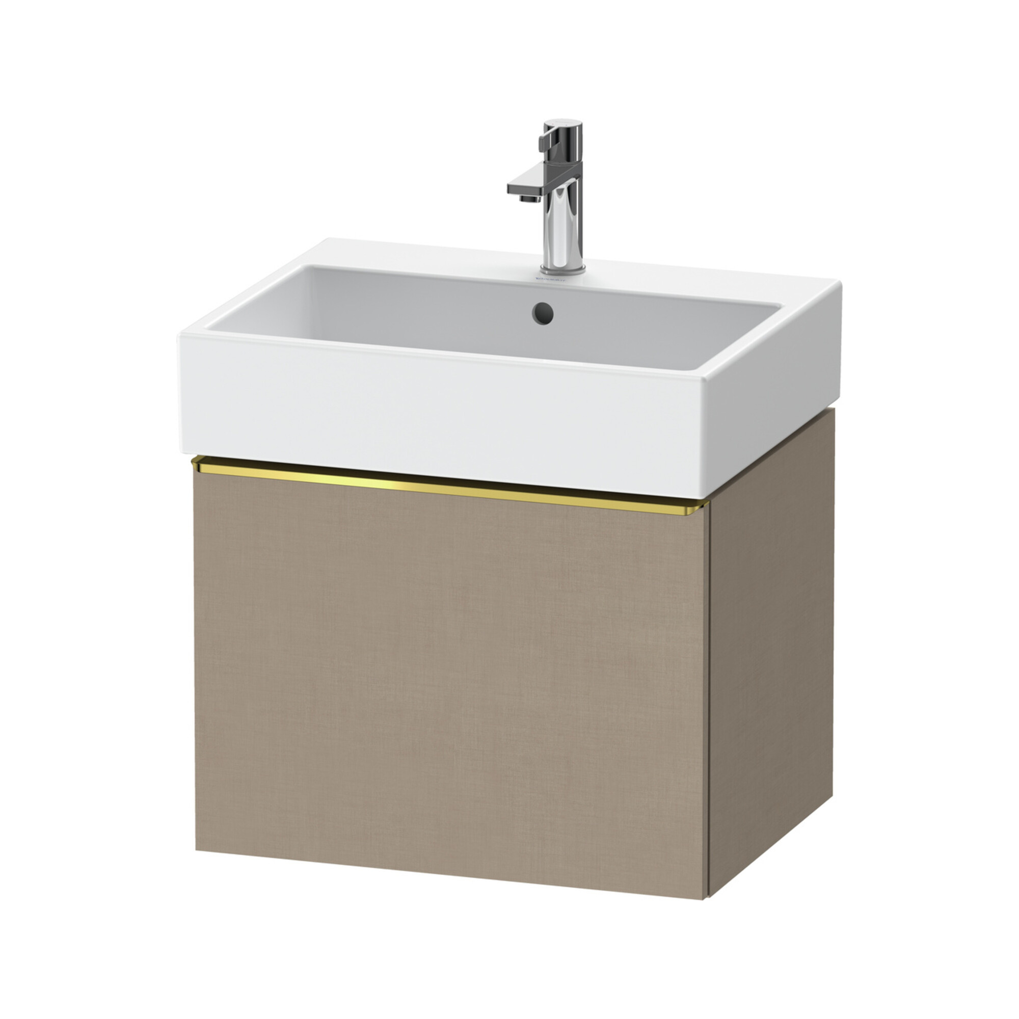 Duravit Waschtischunterschrank D-Neo 58,4x44,2cm, g pol/Lei, 1 Ausz., wandhängend