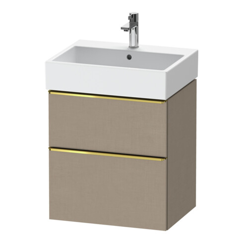 Duravit Waschtischunterschrank D-Neo 58,4x44,2cm, g pol/Lei, 1 Kast, 1 Ausz.