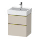 Duravit Waschtischunterschrank D-Neo 58,4x44,2cm, g pol/Tau m, 1 Kast, 1 A-1