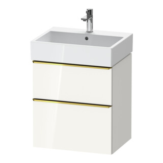 Duravit Waschtischunterschrank D-Neo 58,4x44,2cm, g pol/w g, 1 Kast, 1 Ausz.