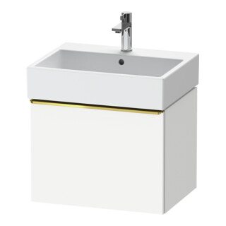 Duravit Waschtischunterschrank D-Neo 58,4x44,2cm, g pol/w ma, 1 Ausz., wandhängend