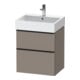 Duravit Waschtischunterschrank D-Neo 58,4x44,2cm, sw/Bas m, 1 Kast, 1 Ausz.-1