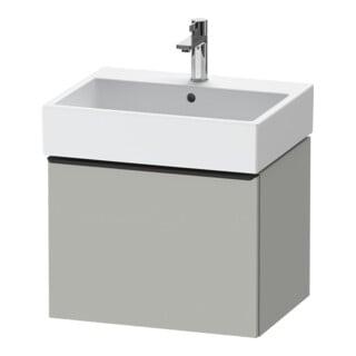 Duravit Waschtischunterschrank D-Neo 58,4x44,2cm, sw/gr ma, 1 Ausz., wandhängend