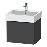 Duravit Waschtischunterschrank D-Neo 58,4x44,2cm, sw/Grap ma, 1 Ausz., wandhängend