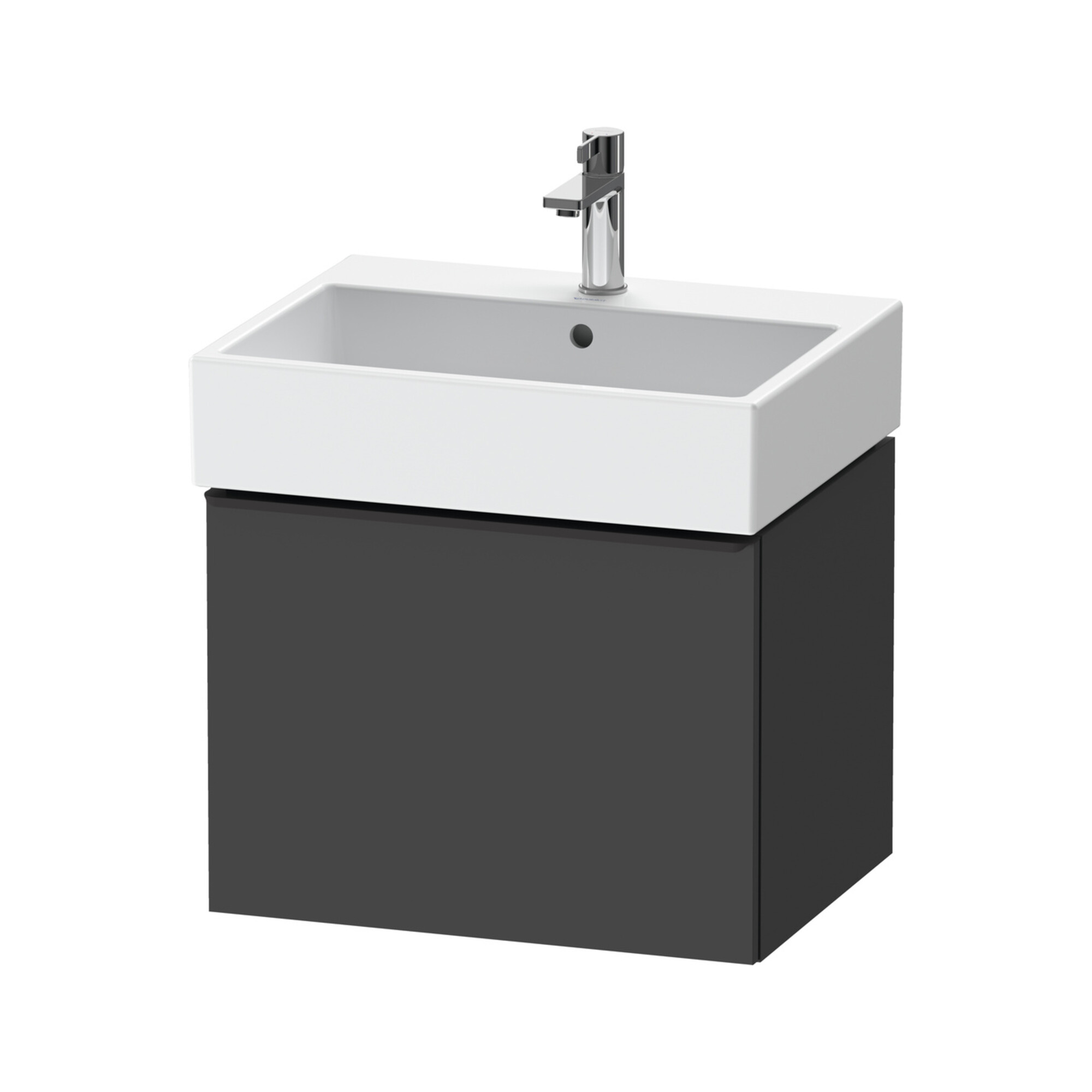 Duravit Waschtischunterschrank D-Neo 58,4x44,2cm, sw/Grap ma, 1 Ausz., wandhängend