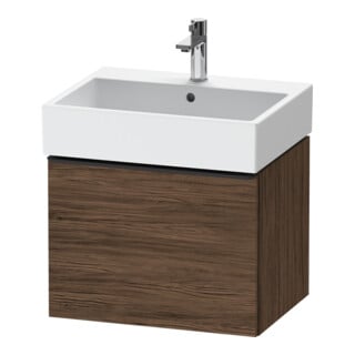Duravit Waschtischunterschrank D-Neo 58,4x44,2cm, sw/Nuss d, 1 Ausz., wandhängend