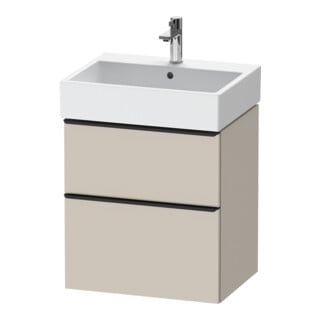 Duravit Waschtischunterschrank D-Neo 58,4x44,2cm, sw/Taup m, 1 Kast, 1 Ausz.
