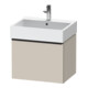 Duravit Waschtischunterschrank D-Neo 58,4x44,2cm, sw/Taup ma, 1 Ausz., wandhängend-1