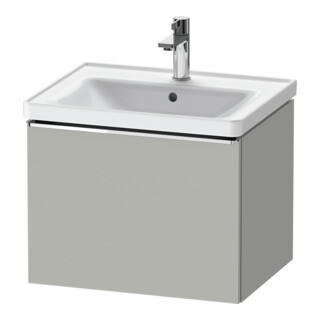 Duravit Waschtischunterschrank D-Neo 58,4x45,2x44cm, 1 A, wandhängend, chr/Beton ma