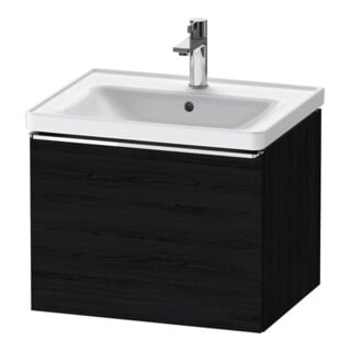 Duravit Waschtischunterschrank D-Neo 58,4x45,2x44cm, 1 A, wandhängend, chr/Eiche sw