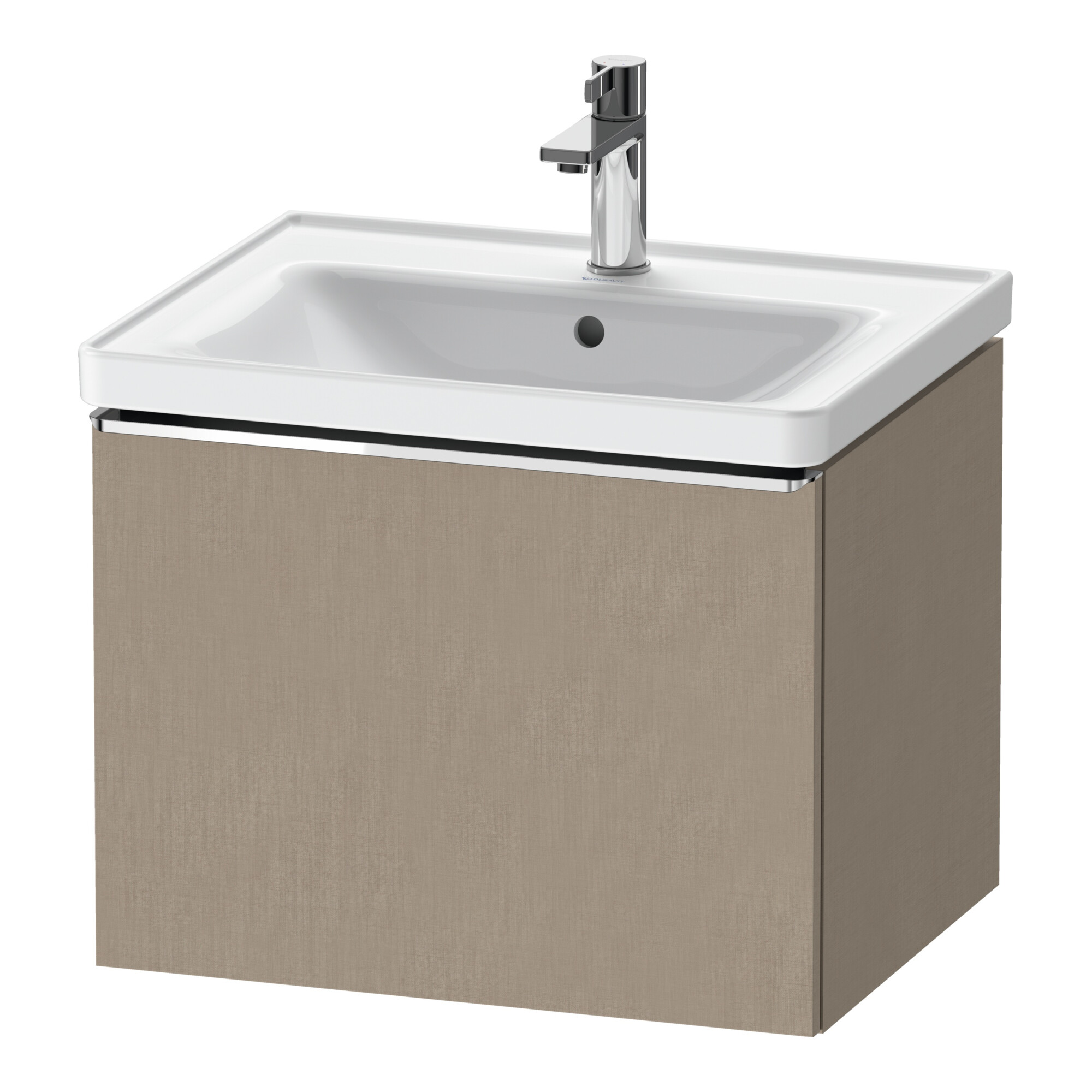 Duravit Waschtischunterschrank D-Neo 58,4x45,2x44cm, 1 A, wandhängend, chr/Leinen