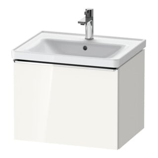 Duravit Waschtischunterschrank D-Neo 58,4x45,2x44cm, 1 A, wandhängend, chr/we hgl