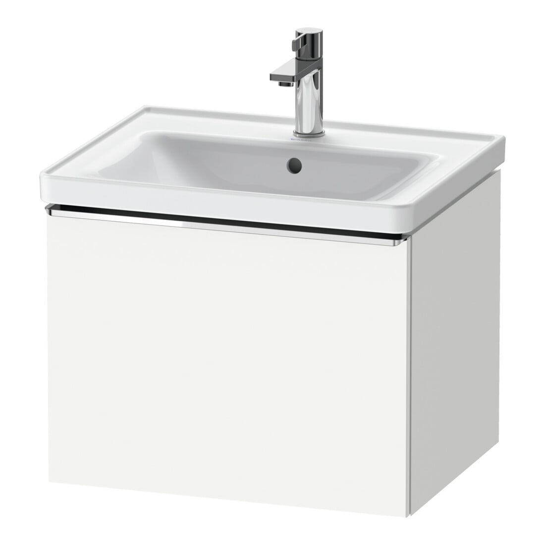 Duravit Waschtischunterschrank D-Neo 58,4x45,2x44cm, 1 A, wandhängend, chr/we ma