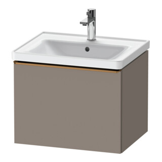 Duravit Waschtischunterschrank D-Neo 58,4x45,2x44cm, 1 A, wd, b geb/Basalt ma
