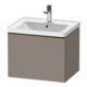 Duravit Waschtischunterschrank D-Neo 58,4x45,2x44cm, 1 A, wd, b geb/Basalt ma-1
