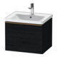 Duravit Waschtischunterschrank D-Neo 58,4x45,2x44cm, 1 A, wd, b geb/Eiche sw-1
