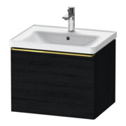 Duravit Waschtischunterschrank D-Neo 58,4x45,2x44cm, 1 A, wd, g pol/Eiche sw