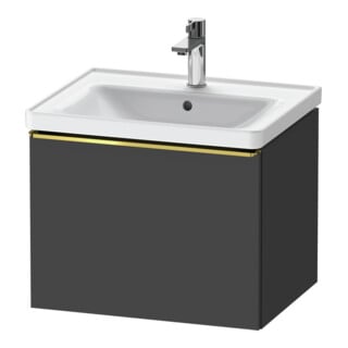 Duravit Waschtischunterschrank D-Neo 58,4x45,2x44cm, 1 A, wd, g pol/gra ma