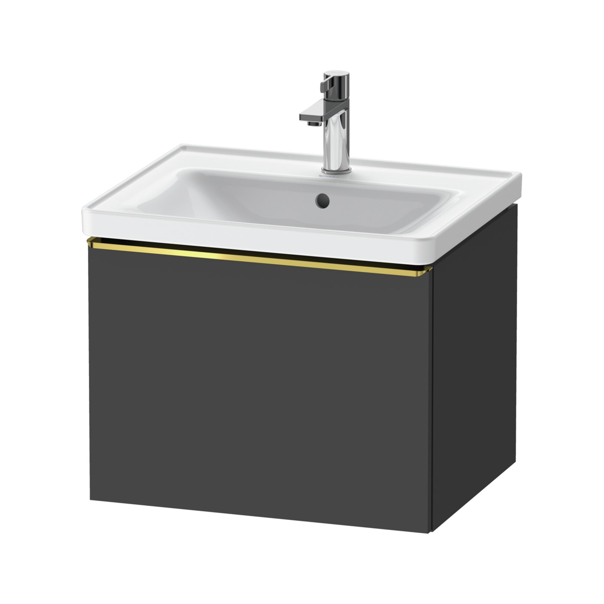 Duravit Waschtischunterschrank D-Neo 58,4x45,2x44cm, 1 A, wd, g pol/gra ma