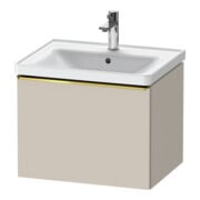 Duravit Waschtischunterschrank D-Neo 58,4x45,2x44cm, 1 A, wd, g pol/Taupe ma