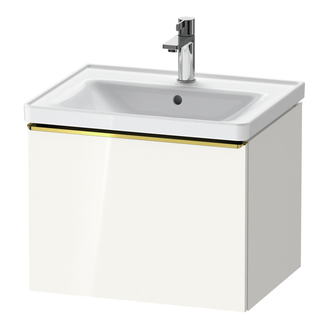 Duravit Waschtischunterschrank D-Neo 58,4x45,2x44cm, 1 A, wd, g pol/weiß hgl