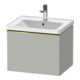 Duravit Waschtischunterschrank D-Neo 58,4x45,2x44cm, 1 A, wd, gol pol/grau ma-1