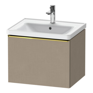 Duravit Waschtischunterschrank D-Neo 58,4x45,2x44cm, 1 A, wd, gol pol/Leinen