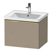 Duravit Waschtischunterschrank D-Neo 58,4x45,2x44cm, 1 A, wd, gol pol/Leinen